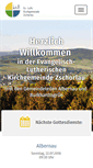 Mobile Screenshot of kirche-zschorlau.de